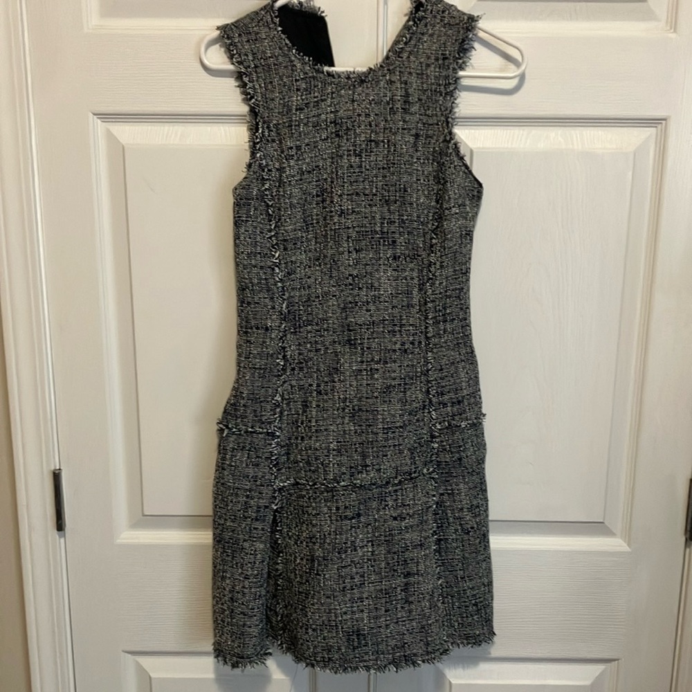 Banana Republic Elegant Tweed Sleeveless Dress